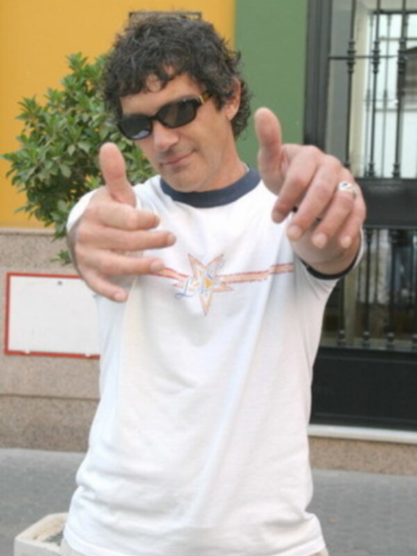 Antonio Banderas en Sevilla para doblar una pelicula .