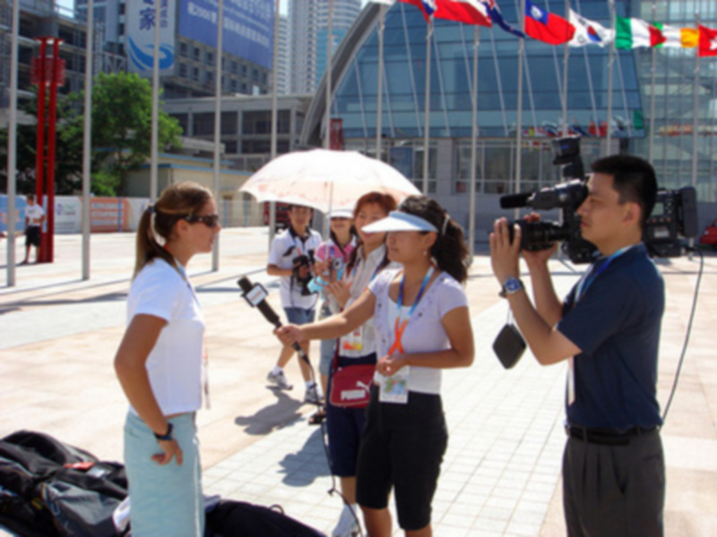 La regatista del Náutico Sevilla acudió a la Regata Preolímpica de Qingdao