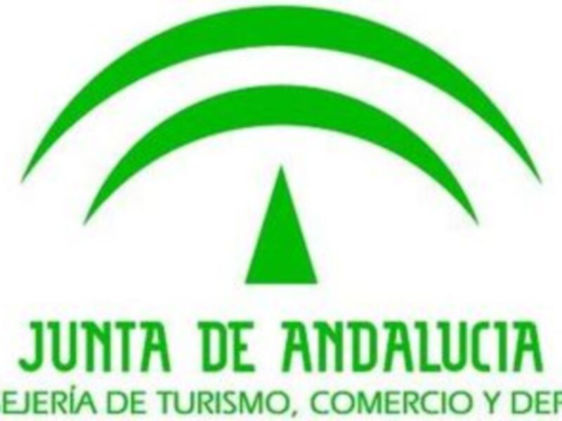 Logotipo oficial de la Junta de Andalucía, Consejería de Turismo, Comercio y Deporte.