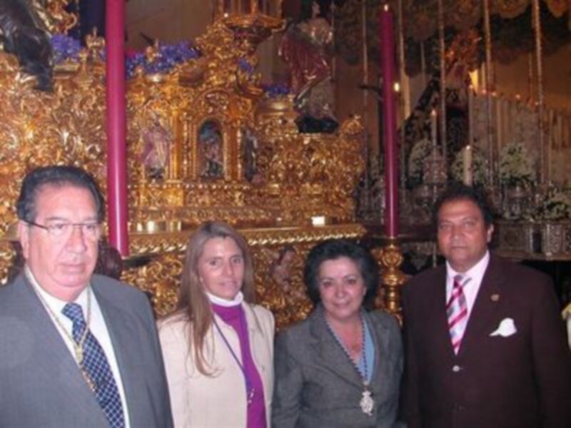 EN LOS GITANOS, FUE RECIBIDA COMO HERMANA DOÑA MARIANA GONZÁLEZ REIMANN