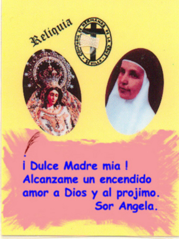 CADA DÍA UNA FLOR DE SANTA ÁNGELA DE LA CRUZ. (XV)