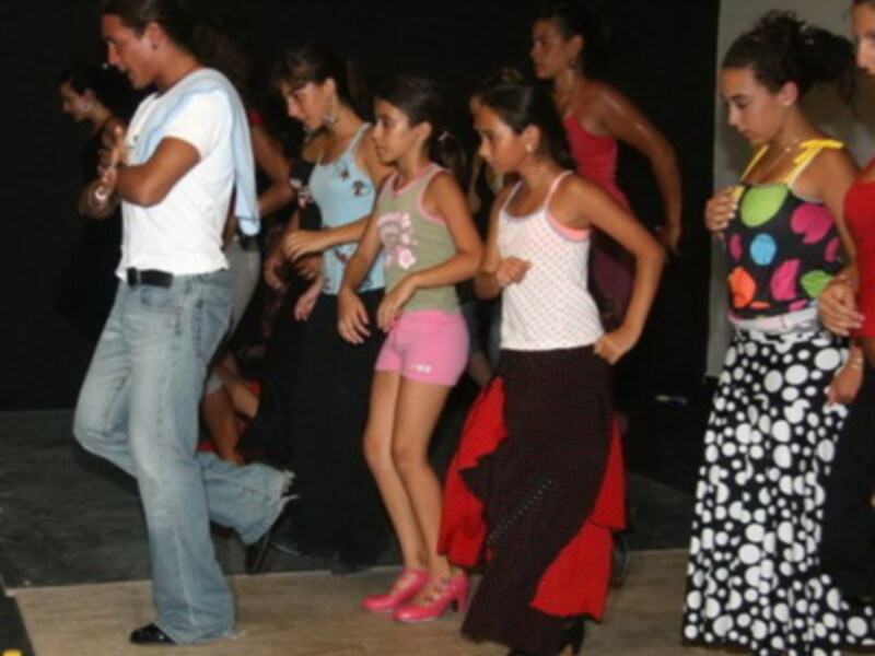 Farruco enseña flamenco en Chipiona 