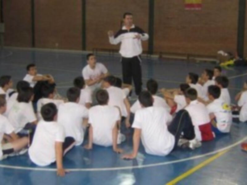 Éxito de participación en la segunda concentración de la selección sevillana infantil 2008 de balonmano