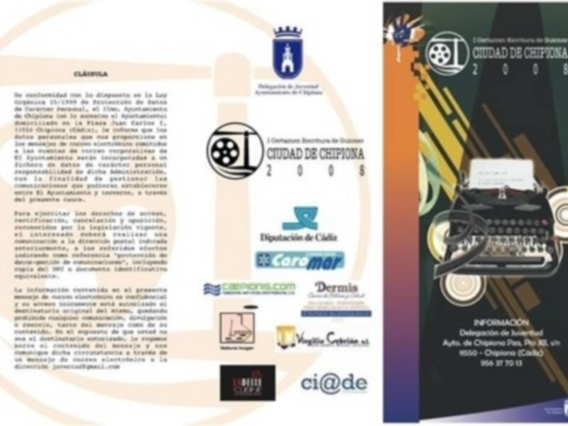 Se celebra en Chipiona el I Certamen de Escritura de guiones
