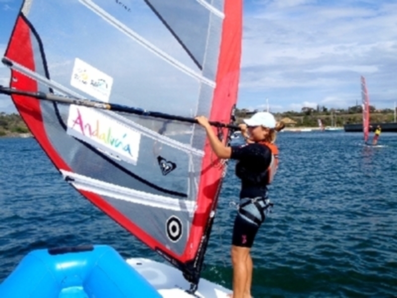 Blanca Manchón acaricia la victoria final en la Sail Melbourne