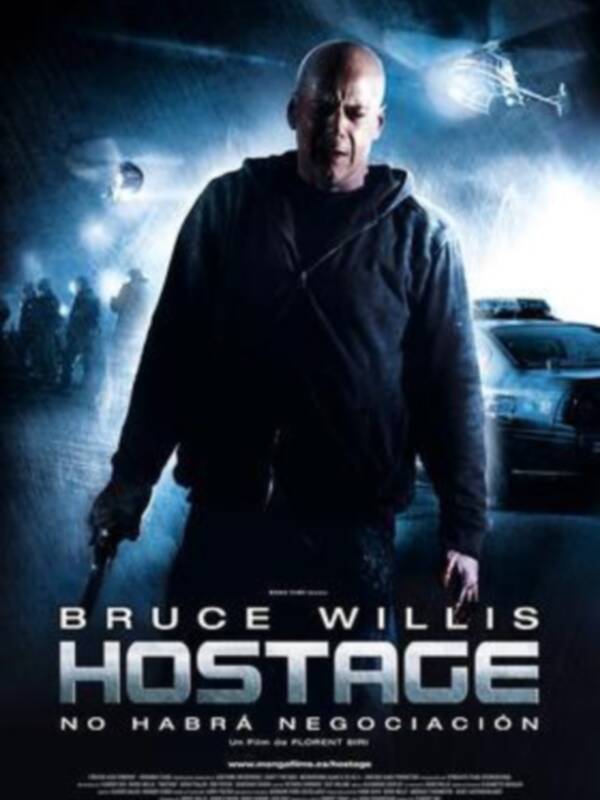 "Hostage", cinta de acción protagonizada por Bruce Willis, en el Supercine sin cortes de canal sur televisión