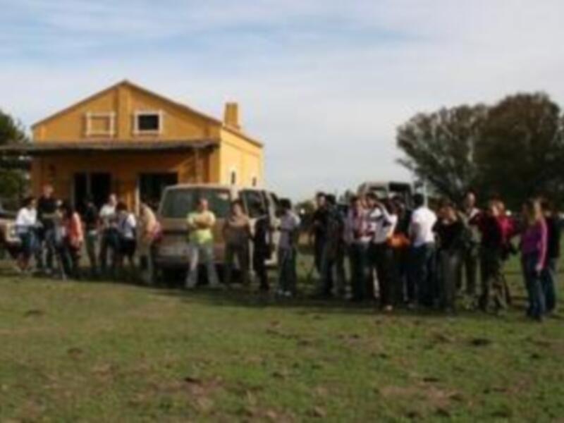 Los técnicos del proyecto ORNITOLOGÍA Y DESARROLLO SOSTENIBLE visitaban hoy Doñana