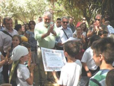Concurso de pasos de cruces de Mayo en los jardines de Murillo