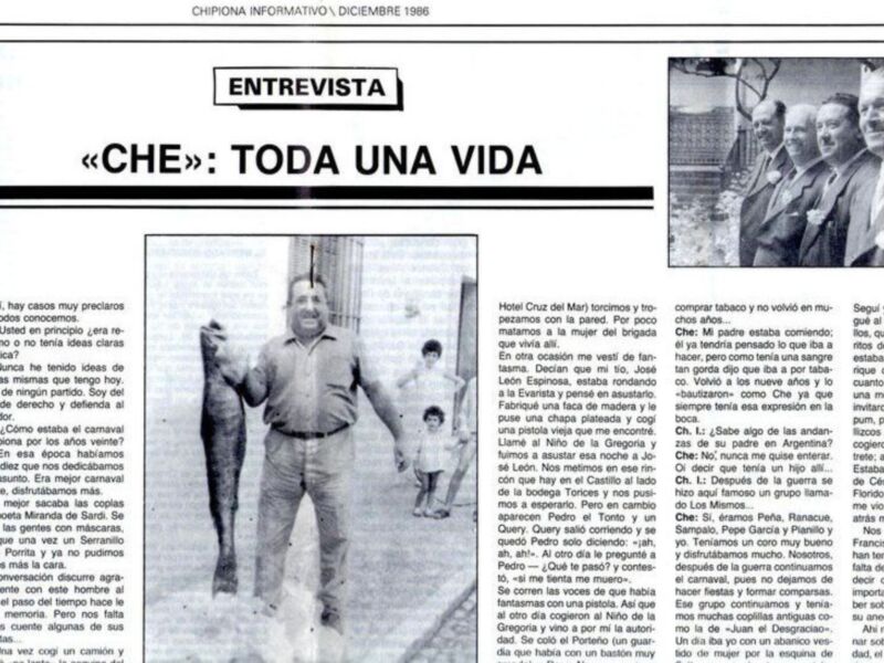 CHIPIONA INFORMATIVO    Che: Toda una vida (*)                                                              