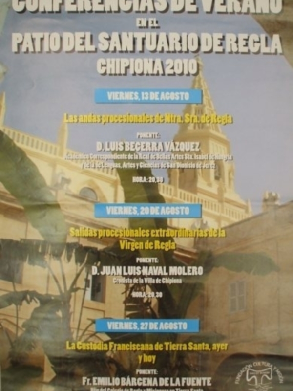 Convocadas las Conferencias de Verano del Santuario de Regla.-