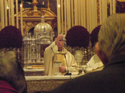 Galería del Quinario del Gran poder en su Basílica de la Plaza de San Lorenzo