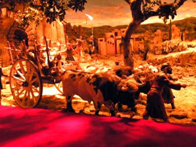 Galería del Belén del Círculo Mercantil de Sevilla