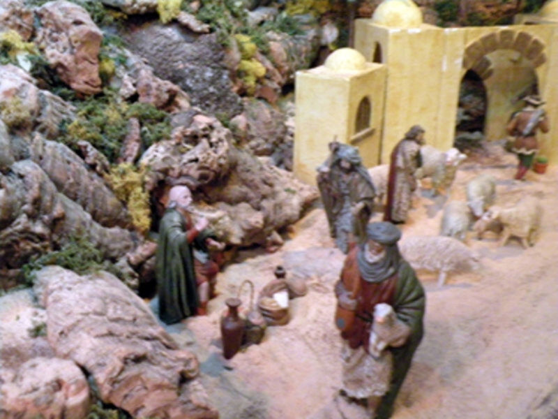 Galería del Belén de la hermandad de los "Panaderos"
