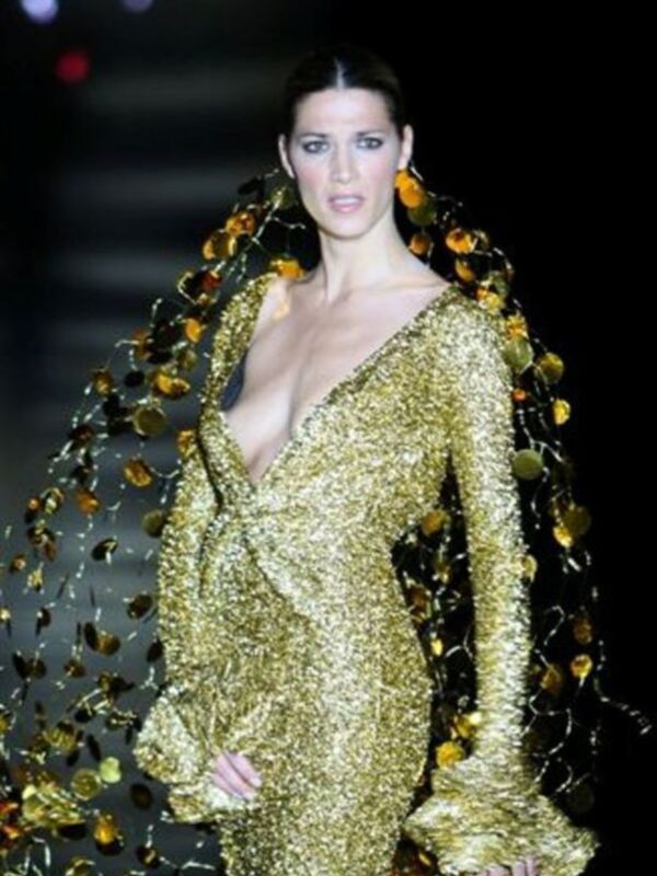 Viki Berrocal, con once kilos menos,  presenta su nueva colección en Sevilla con Virginia Troconis, Marta Sánchez, Boris, Ana García Siñeriz y Nuria March