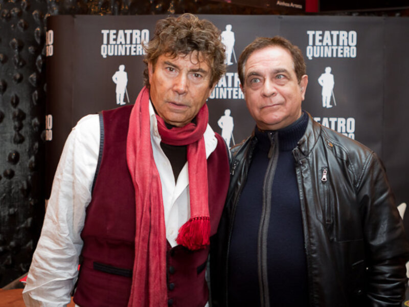 Emotivo homenaje del Miguel Caiceo a Paco Gandía en el Teatro Quintero.-