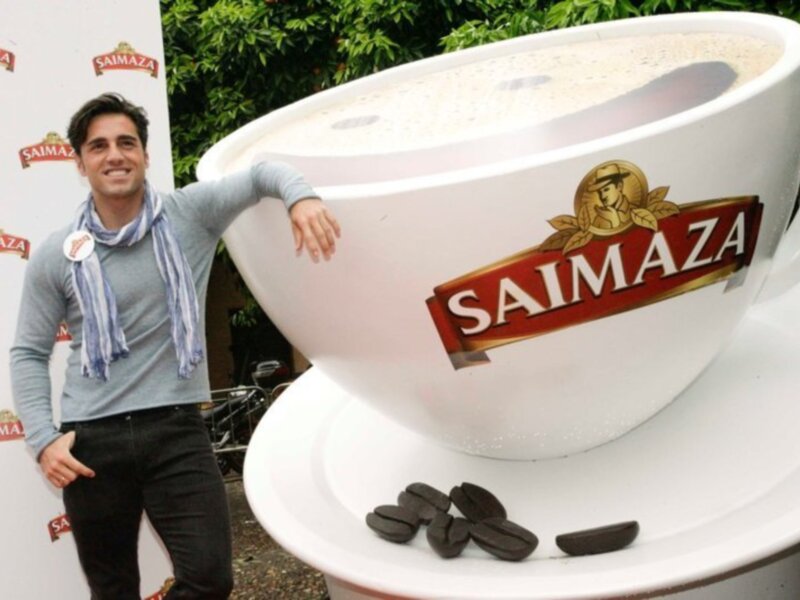 Saimaza y David Bustamante: la mejor forma de empezar el día