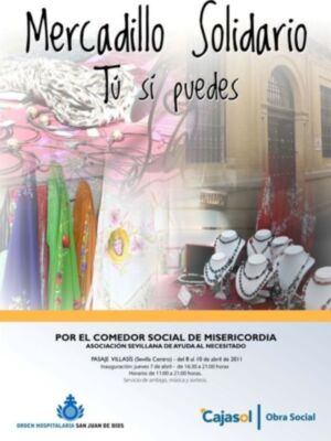 Inauguración III mercadillo solidario tú sí puedes