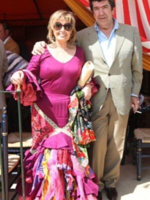 Agustín Bravo, María Teresa Campos y Charo Reina un año más en la feria de Sevilla