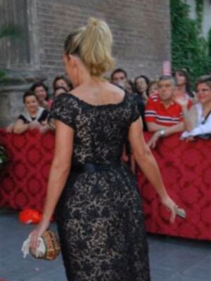 Patricia Rato y Espartaco de nuevo juntos en la boda de Carmen Solís Tello