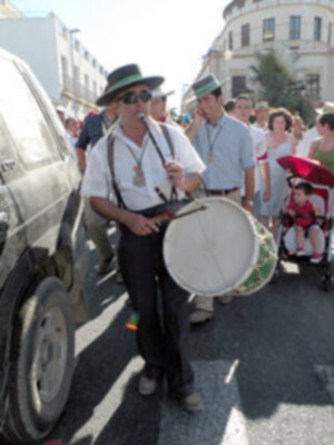 La Hermandad del Rocío de Triana, devuelta por la calle Real de Castilleja