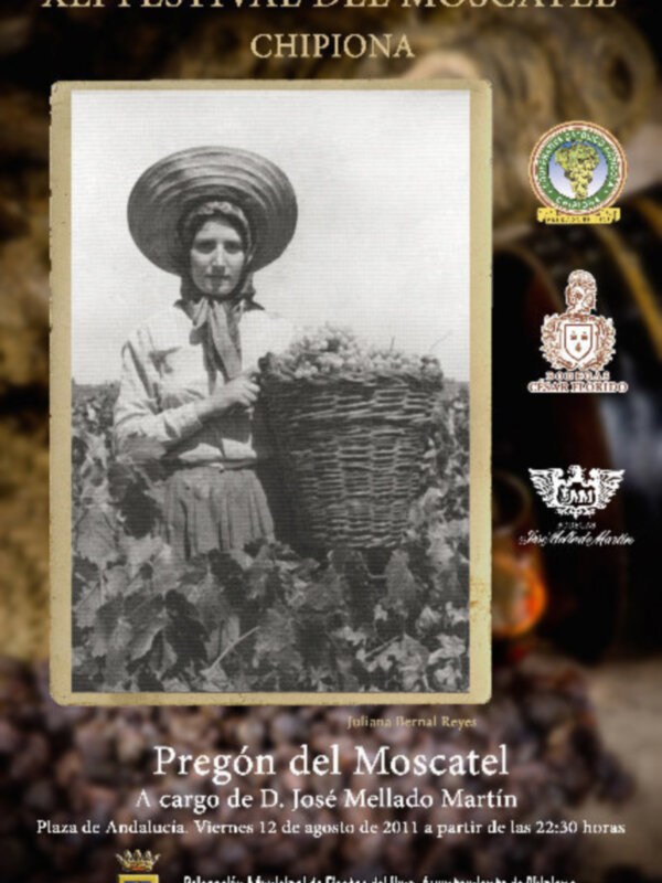 Una foto de la vendimia en los años setenta anuncia el cuadragésimo primer Festival del Moscatel en Chipiona
