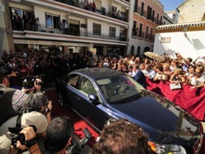 Fotografías de la Duquesa de Alba y Alfonso Díez recién casados