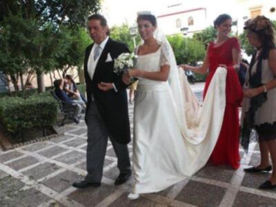 Cary Lapique y Ana Gamazo de boda en Sevilla