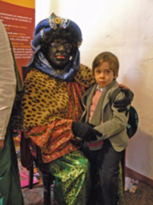 Los Reyes Magos del Belén de la Solidaridad.