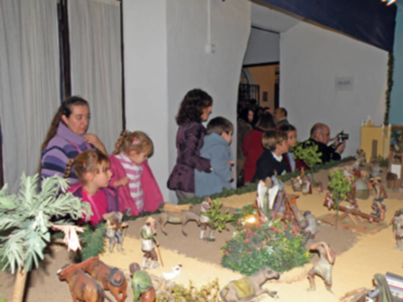 Los Reyes Magos del Belén de la Solidaridad.