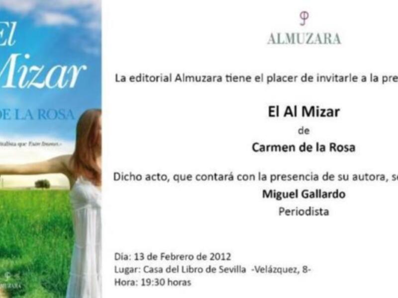 Miguel Gallardo presenta el lunes 13 a las 19,30 en la casa del libro de Sevilla el "Al Mizar"