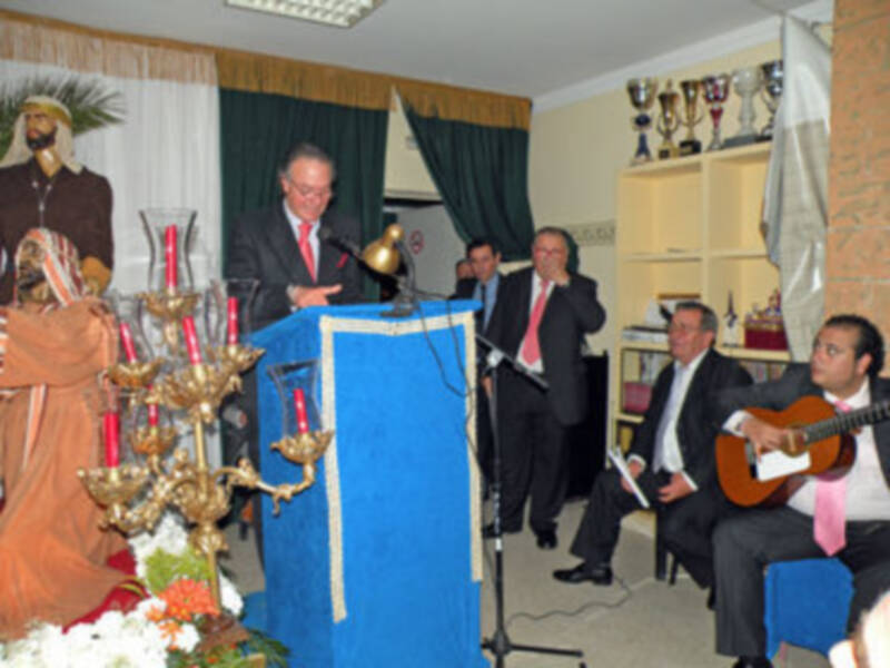 . X Exaltación de la saeta en la Asociación de vecino El Pueblo