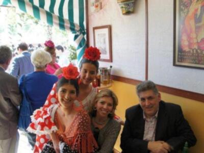 José Joaquín Gallardo disfrutan de la feria