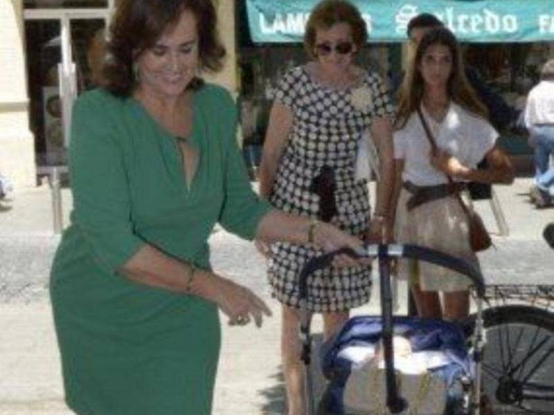 Bautizo de Manuela, nieta de Carmen Tello