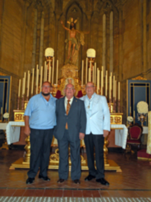 Sevilla. Antonio Melado Prado Pregono el XXVII Canto Poético a la Stma. Virgen de la Aurora. 