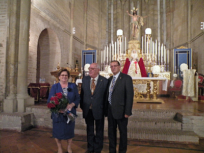 Sevilla. Antonio Melado Prado Pregono el XXVII Canto Poético a la Stma. Virgen de la Aurora. 