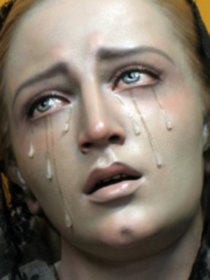 Sevilla. La Virgen de los Dolores del Convento del Santo Ángel de Sevilla.