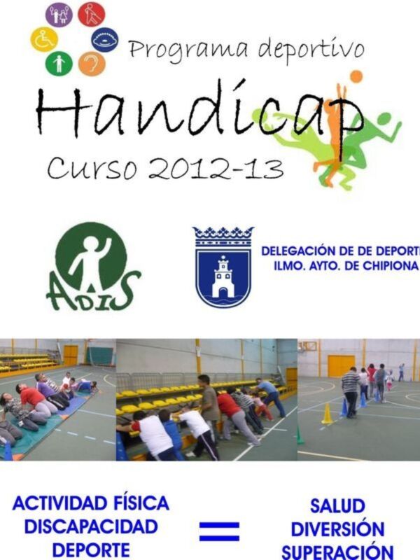 El próximo 5 de octubre comienza una nueva edición del programa deportivo para discapacitados Handicap(Chipiona)