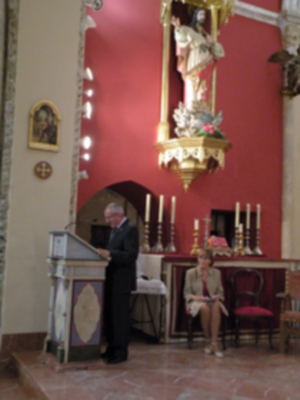 Provincia. El Profesor e Historiador D. Manuel Morales Morales, pronuncio una disertación, 