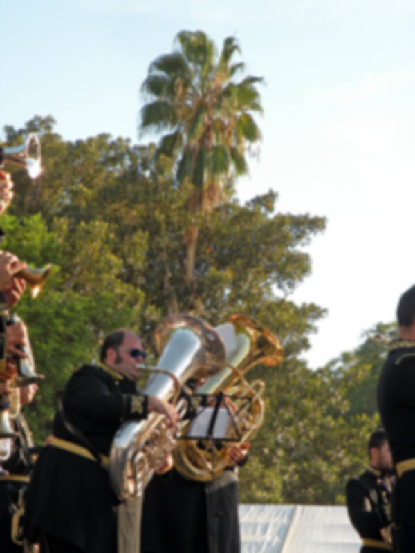 Sevilla. Certamen de Bandas" Música para un altar", en el parque los Principe