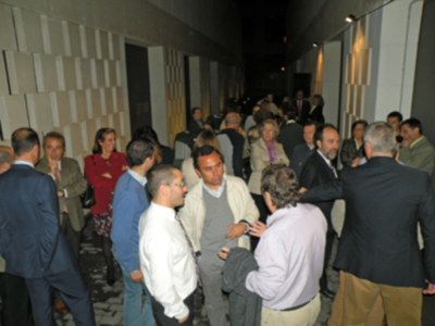 Sevilla. Bendición e inauguración del estudio de escultura de Manuel  Mazueco García.