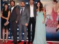 Actores posando en la alfombra roja del Festival de Cine de Sevilla, España, en 2012.