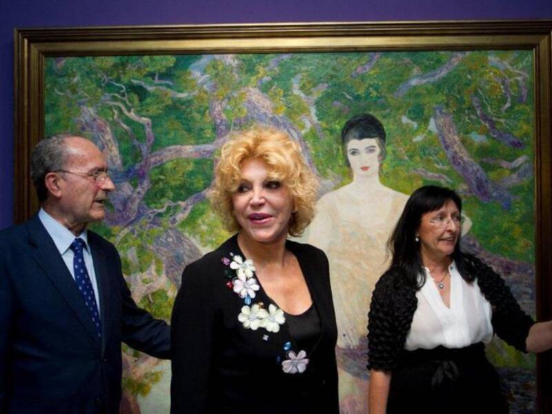 La baronesa Thyssen en Málaga tras el acercamiento a su hijo Borja
