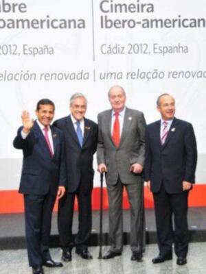 El rey en la cumbre iberoamericana