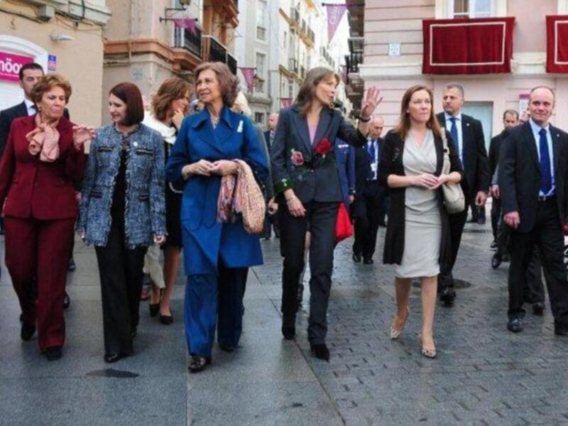 La Reina anfitriona de las primeras damas iberoamericanas visitan Cádiz y Jerez