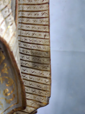 Sevilla. Terminada la restauración de San Martin de Tours por el imaginero-restaurador Benjamín Domínguez Gómez.