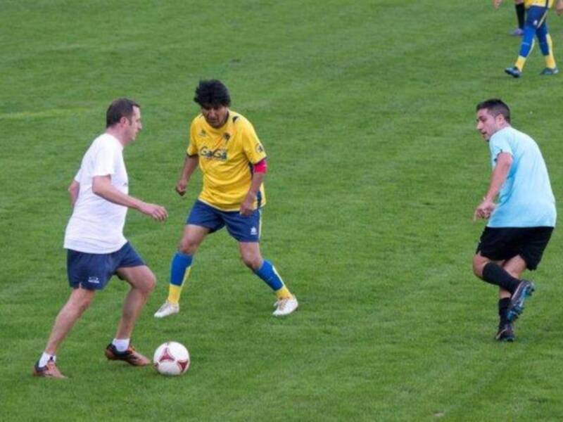 Evo Morales no se reunió con Rajoy por culpa... del fútbol   