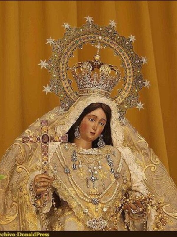 La brillante idea de representar un Portal de Belén fue de San Francisco de Asís. Campaña de Navidad, organizada por la nueva Junta  Archicofradía de María Auxiliadora de Sevilla.