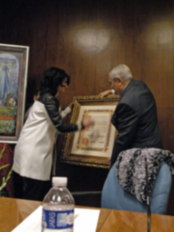 El cartel de la Semana Santa sevillana 2013 atrapado en una pintura