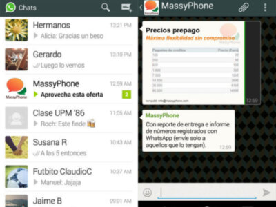 MassyPhone incorpora nuevos servicios de comunicación para empresas a través de WhatsApp