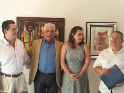 Inaugurada la exposición pictórica del actor Miguel Caiceo que estará abierta hasta el próximo día 15(Chipiona)